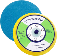  6 inch PSA Sanding Pads and Backing Pad for Dual Action Air Sander 